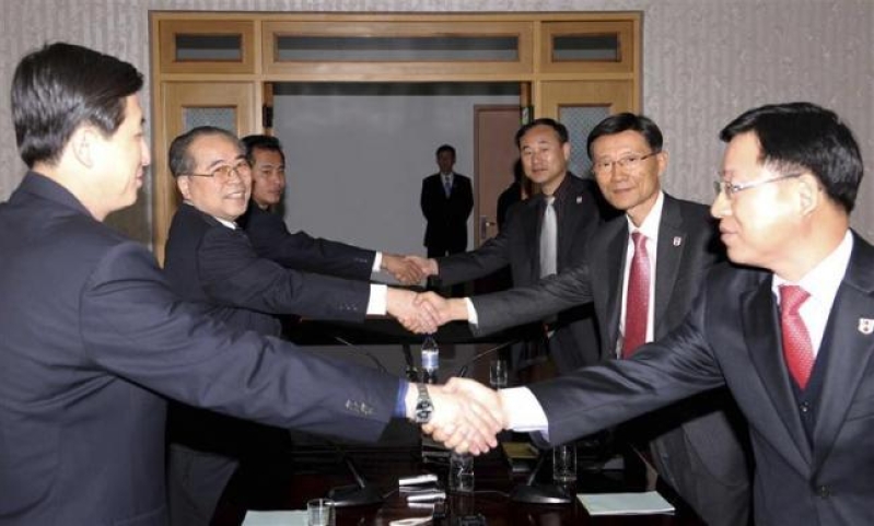 North and South Korea family reunite