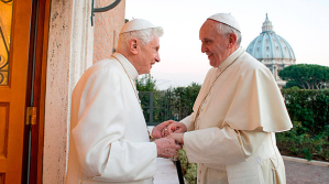 Pope Benedict and Pope Francis