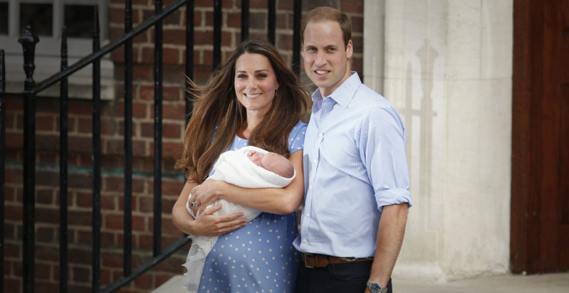 Royal Family Kate Middleton and Prince William and Prince George