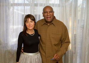 Clare Lewins (Director) & Rahaman Ali (Muhammad Ali’s brother)