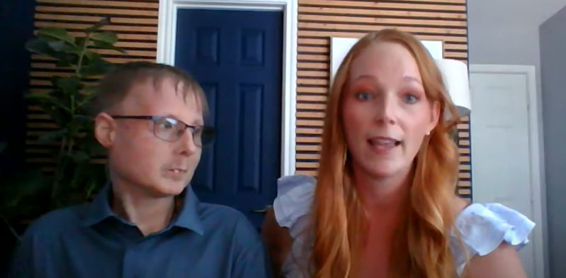 Erin Boeckman and her brother Daniel Russell