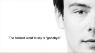 Glee Season 5 Tribute to Cory Monteith (Episode 3): The Hardest Word to Say is 'Goodbye'