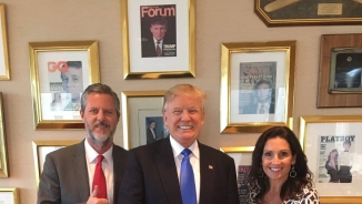 Jerry Falwell Jr. Counters Criticism of Posing With Donald Trump and ‘Playboy’ Magazine